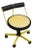 Bieffeplast Swivel Vintage Yellow Desk Chair, Italy, 1980 For Sale