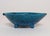 Ceramic Italian Rimini Blu Glazed Leaf-Form Ceramic Vide Poche by Aldo Londi for Bitossi For Sale - Image 7 of 18