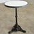 French 19th Century 20-Inch Marble Top Bistro Table For Sale - Image 9 of 10