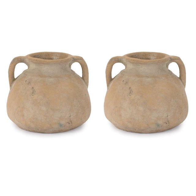 Add old-world charm to your home with this Rustic Double Handle Terra Cotta Pot Set. Inspired by traditional Mediterranean...