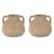 Add old-world charm to your home with this Rustic Double Handle Terra Cotta Pot Set. Inspired by traditional Mediterranean...