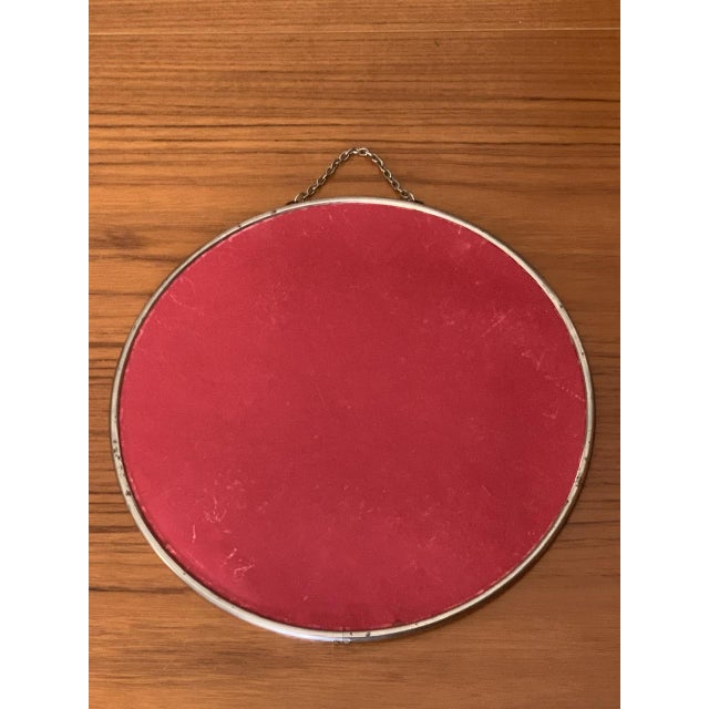 Mid-Century French Round Barbers Mirror, 1950s For Sale - Image 12 of 18