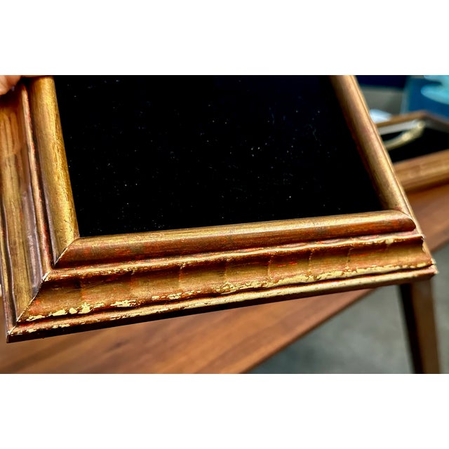 Pair French Gilt Bronze Angle Wing Architectural Fragment Framed For Sale - Image 14 of 16