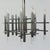 Chrome and Acrylic Glass Chandelier by Sciolari, 1970s For Sale - Image 11 of 14