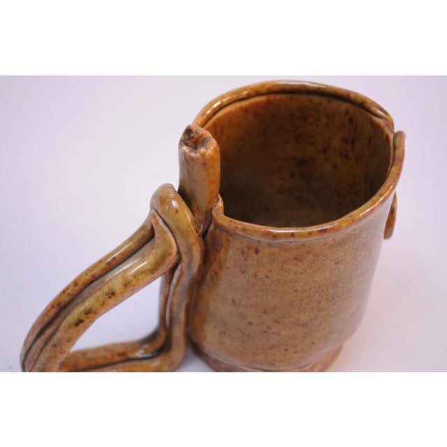 Studio Ceramic "Owl" Coffe Mug For Sale - Image 9 of 10