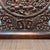 Vintage Bloodwood Round Table Screen, Hand Carved Plum Blossom Deer Relief, Chinoiserie Decor For Sale In Los Angeles - Image 6 of 9