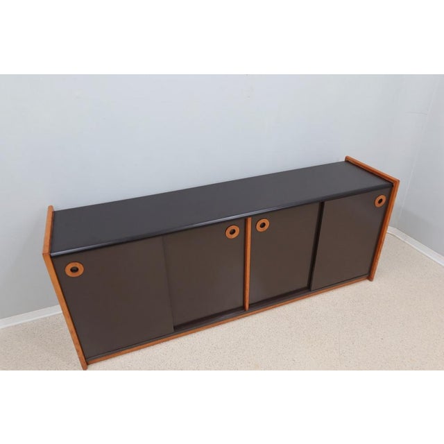 Vintage Postmodern Laminate and Wood Sideboard, 1970s For Sale - Image 10 of 15