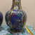 Chinese Pair of Vintage Chinese Famille Rose Hexagonal Vases For Sale - Image 3 of 12