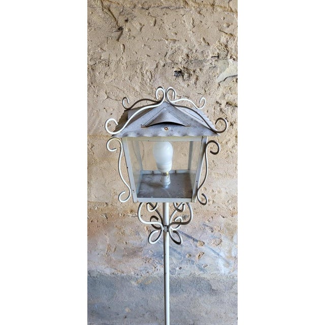 Wrought Iron Floor Lamps, 1950s, Set of 2 For Sale - Image 4 of 12