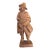 Hand Carved Mid-20th Century Folk Art Wooden Sculpture of Bearded. For Sale