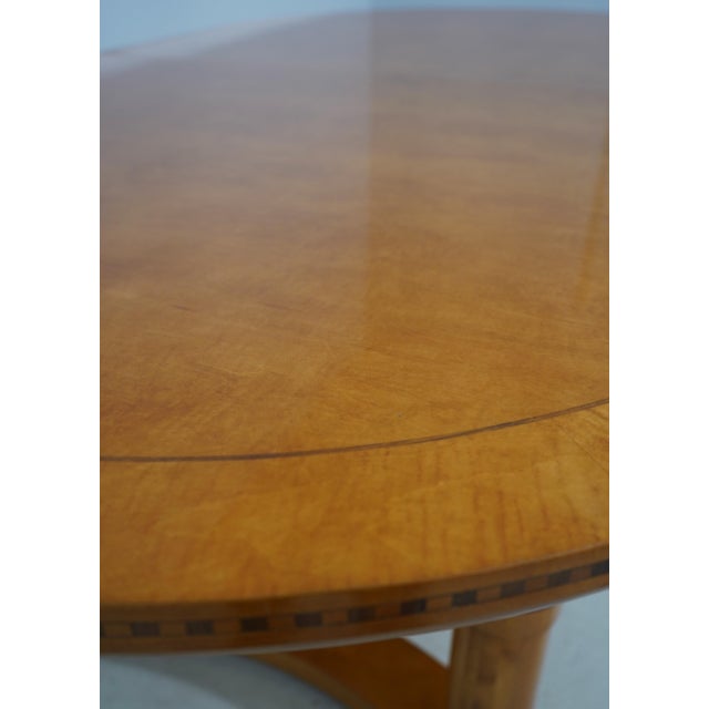 Hickory White Genesis Biediermier Dining Room Table For Sale - Image 10 of 18