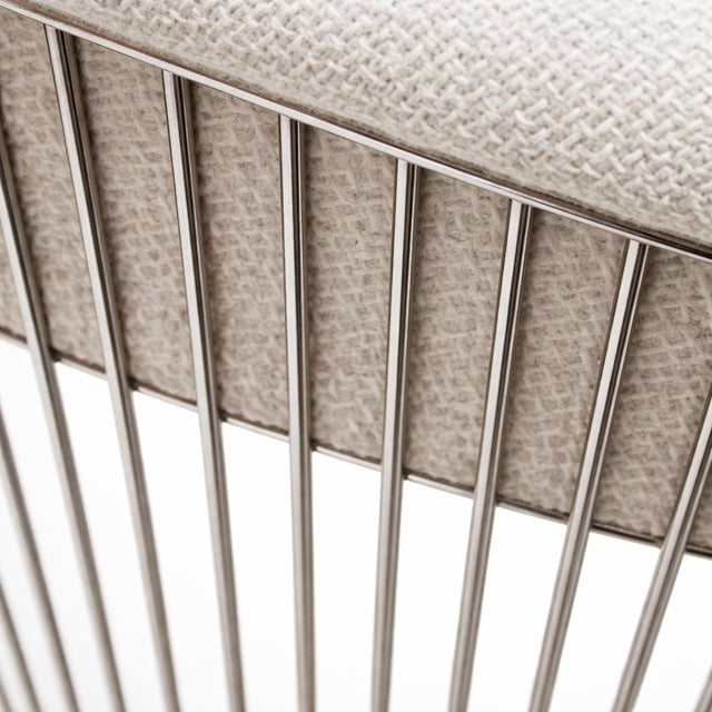 Chairs with Steel Structure by Warren Platner for Knoll Inc. / Knoll International, 1960s, Set of 4 For Sale - Image 10 of 14