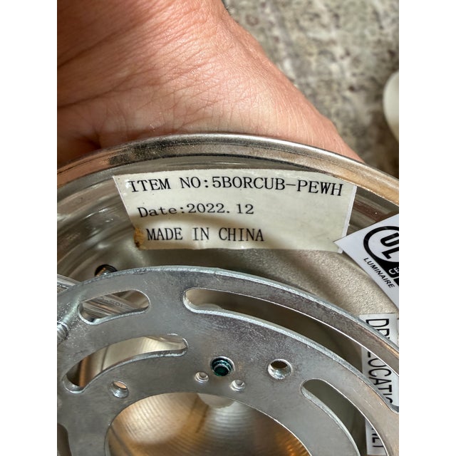 Cream Jaime Young Borealis Cube Pendant For Sale - Image 8 of 12