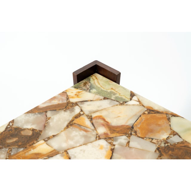Brutalist Brutalist Coffee Table with Marble, 1960s For Sale - Image 3 of 7