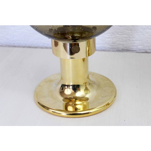 Smoked Glass Space Lamps, 1970s, Set of 2 For Sale - Image 15 of 17