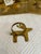 1980’s Kemp and Beatley Hammered Brass Reindeer Napkin Rings - a Set of 12 For Sale In New Orleans - Image 6 of 8