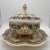 Large Vintage Hand Painted French Vieux Rouen Tureen with Charger, 1930s For Sale - Image 13 of 18