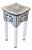 1990s Contemporary White Mother-of-Pearl Inlay Side Table For Sale