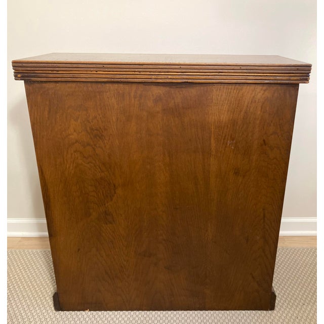 1960s Spanish Chippendale Flip-Top Bachelor's Chest for Marshall Field's For Sale - Image 10 of 10