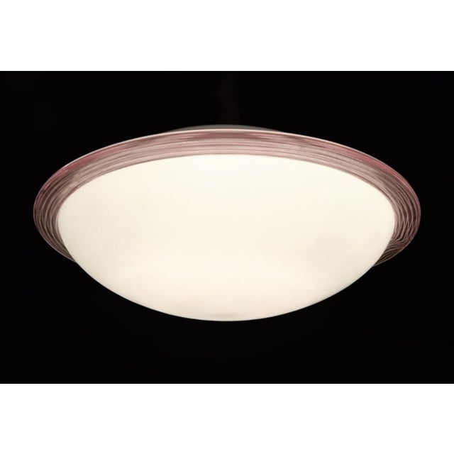 1960s 1960s Milky White Murano Flush Mount / Sconce For Sale - Image 5 of 11