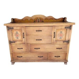 Rancho / Western / Hacienda Buffet by Coronado Hand Painted Circa. 1930's For Sale