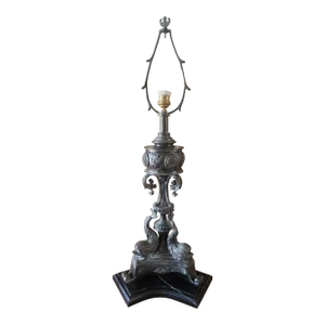 Grand Tour Style Patinated Bronze Lamp