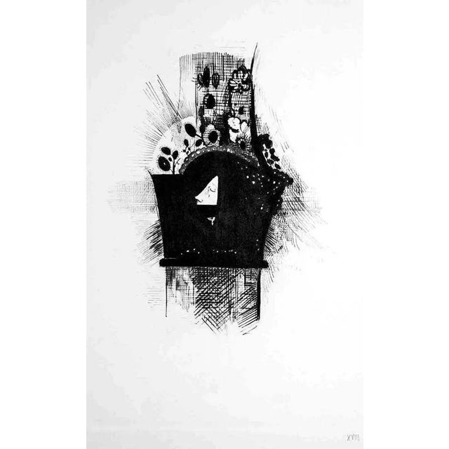 Monogram of the artist on plate. Edition of 150 copies. One of the 50 H.C.copies in Roman Numerals. This print is one of...