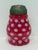 Fenton Cranberry Red Opalescent Coin Dot Sugar Shaker Muffineer With Lid For Sale In Los Angeles - Image 6 of 9
