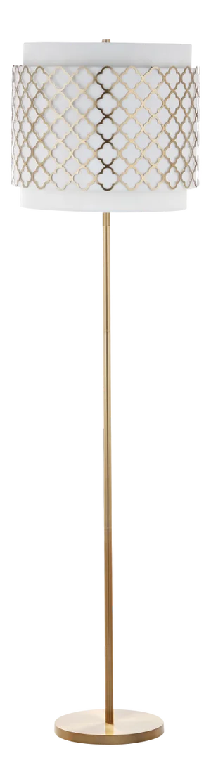 61.5-Inch H Floor Lamp - Gold