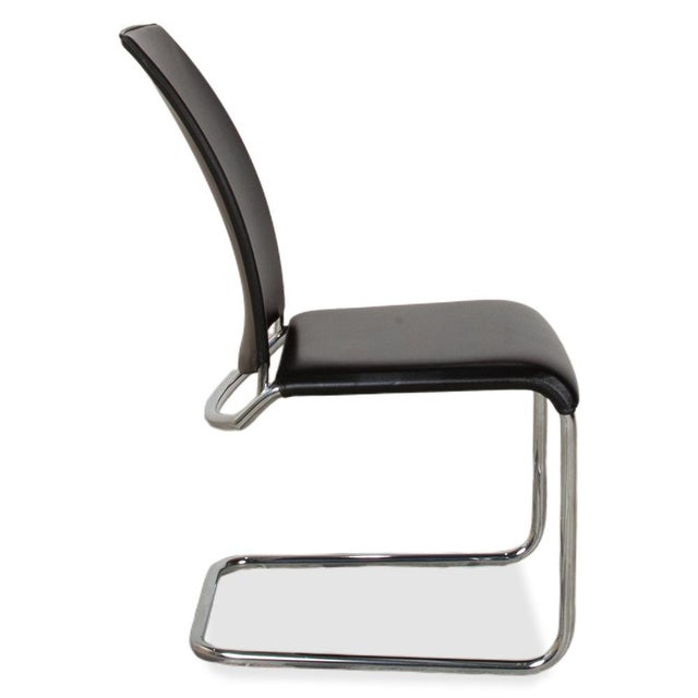 Chairs in Black Leather from Draenert, Set of 6 For Sale - Image 13 of 18