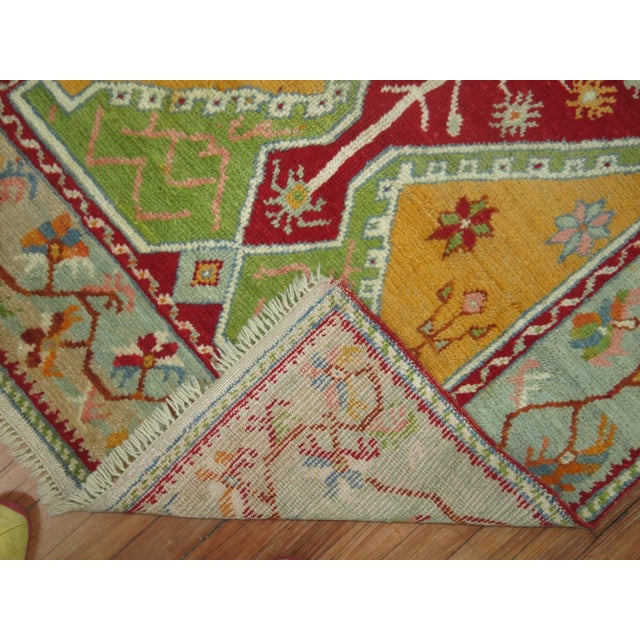 Early 20th Century Antique Turkish Ghiordes Rug - 3'9" x 6' For Sale - Image 5 of 6