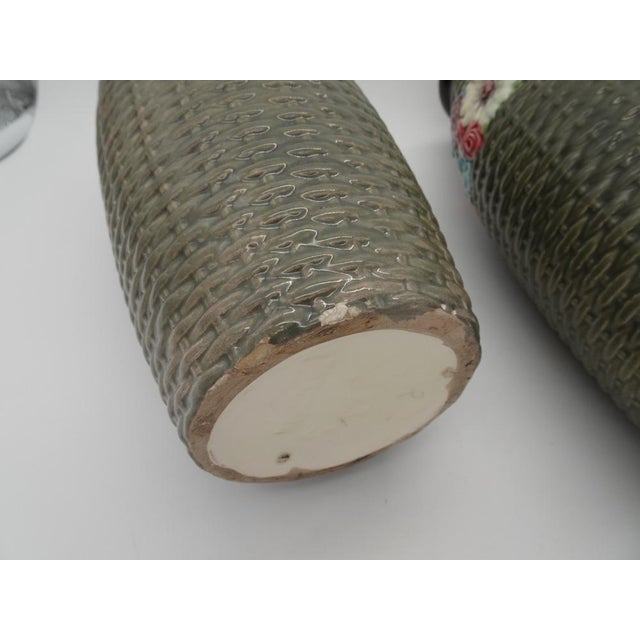 Eichwald Bohemain Art Deco Ceramic Vases, 1920s, Set of 2 For Sale - Image 10 of 13