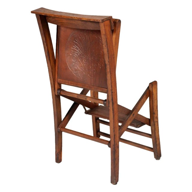 Art Nouveau Santo Antonio Cathedral Chair, 1910s For Sale - Image 4 of 7