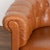 Pair, Vintage Brown Leather Barrel Back Arm Chairs, Denmark Circa 1940 For Sale - Image 9 of 13