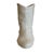 Mid 20th Century Vintage White Ceramic Cowboy Boot Vase For Sale - Image 5 of 8