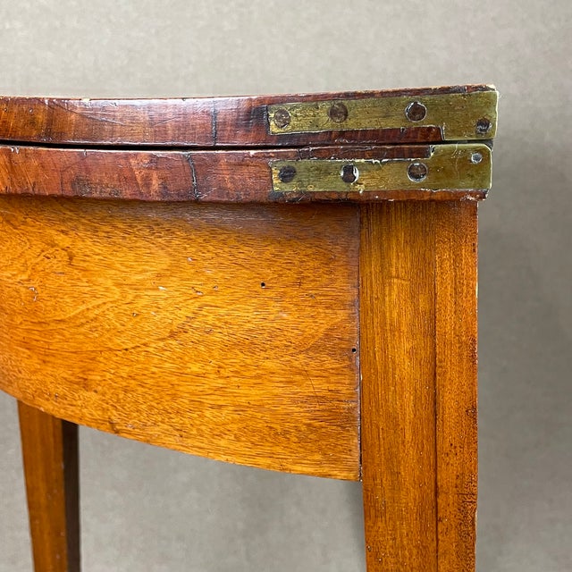 Antique Gustavian Mahogany Card Table, Sweden, 1800 For Sale - Image 11 of 12