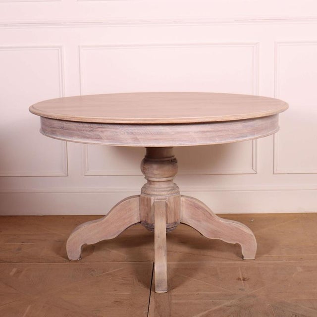 English Bleached Pine Breakfast Table, 1860 For Sale - Image 6 of 6