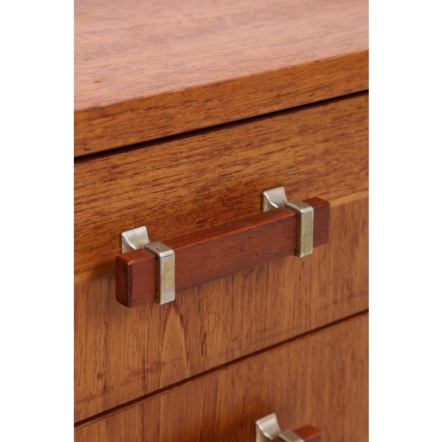 Vintage Chest of Drawers in Teak For Sale - Image 10 of 13