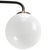 Metal Vintage White Opaline Glass and Cast Iron Sconce For Sale - Image 7 of 9