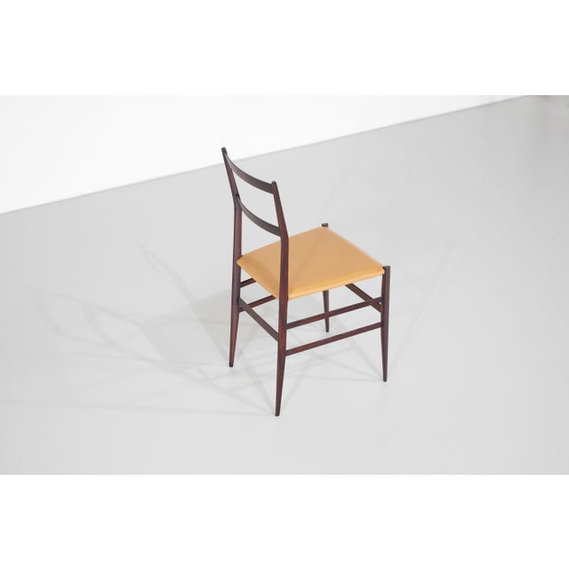 Beige Superleggera Chair in Wood by Gio Ponti for Cassina, Italy, 1960s For Sale - Image 8 of 16