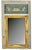 Gold French Directoire Painted and Giltwood Trumeau Mirror For Sale - Image 8 of 8