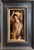 Figurative Glimmer by Karen Offutt | Oil on Panel Portrait of a woman in a shimmering robe. For Sale - Image 3 of 3