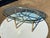 This vintage Mid Century Cocktail Labarge Style Brass and Glass Oval Coffee Table from the 1970s exudes Hollywood Regency...