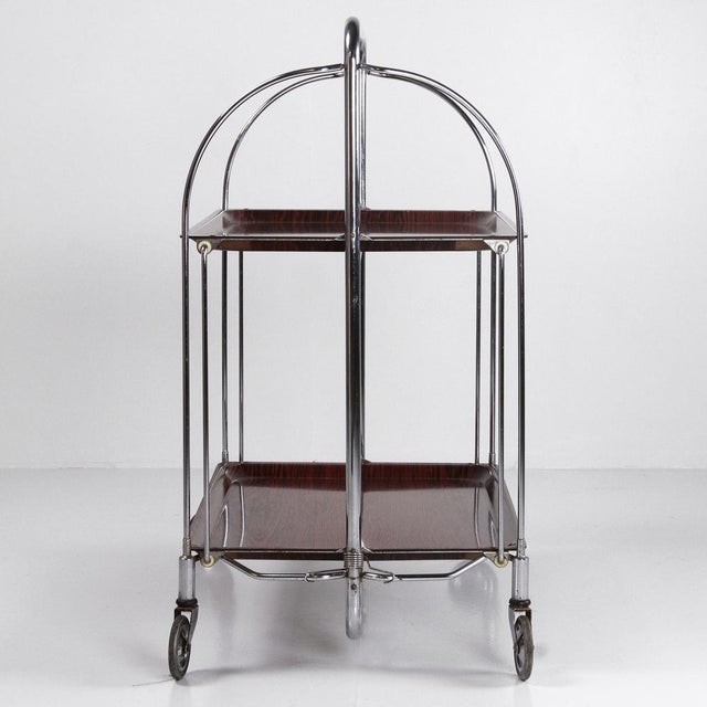 Dinette Model Folding Trolley from Gerlinol, Germany, 1960 For Sale - Image 3 of 14