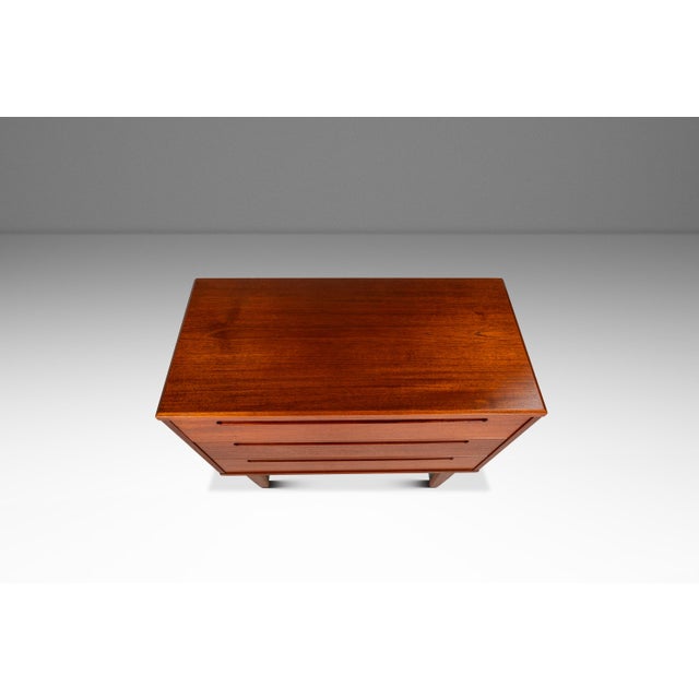 Danish Modern Three-Drawer Dresser in Teak by Nils Jonsson for Torring Møbelfabrik Produced by HJN Mobler, Denmark, C. 1960's For Sale In Orlando - Image 6 of 18