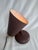 Vintage Mid Century Modern Atomic Cone Chocolate Brown Metal & Brass Finish Plug-in Desk Lamp For Sale In Houston - Image 6 of 11