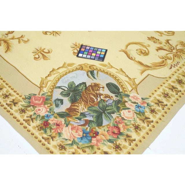 Aubusson Rug 6' X 9' For Sale - Image 4 of 11