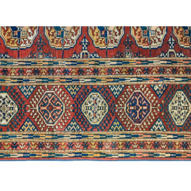 1920s Early 20th Century Persian Tekeh Rug For Sale - Image 5 of 12
