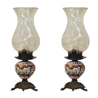 Table Lamps from Capodimonte, 1950s, Set of 2 For Sale