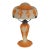 French Art Deco Lamp by Le Verre Francais Schneider - Cameo 1925 France For Sale